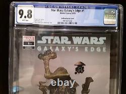 CGC 9.8 Star Wars Galaxy's Edge # 1 110 Variant 1st Appearance Dak-Ondar