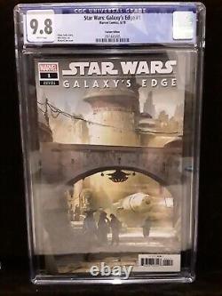 CGC 9.8 Star Wars Galaxy's Edge 1 Variant Marvel 1st Appearance of Dak Ondar