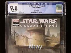 CGC 9.8 Star Wars Galaxy's Edge 1 Variant Marvel 1st Appearance of Dak Ondar