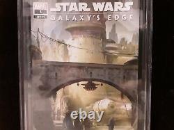 CGC 9.8 Star Wars Galaxy's Edge 1 Variant Marvel 1st Appearance of Dak Ondar