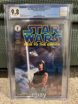 CGC 9.8 White Pages Star Wars Heir to the Empire #1 1st app Grand Admiral Thrawn