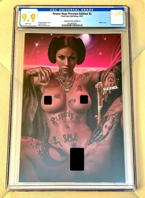 Cgc 9.9 Power Hour Gangster Princess Leia Bad Girl Star Wars Rare