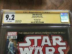 CGC SS 9.2 Signed Stan Lee Star Wars #1 2015 Marvel Comic Gem