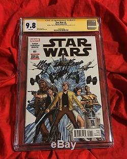 CGC SS 9.8STAR WARS #11st PRINTSIGNED INSCRIBED STAN LEEFORCE BE WITH YOUb