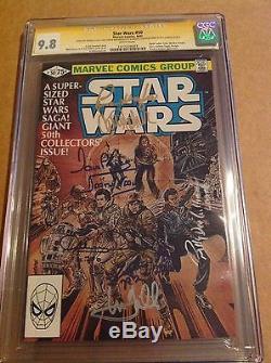 CGC SS 9.8 Star Wars #50 signed Hamill Fisher Daniels Baker Prowse Mayhew + one