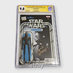 CGC SS 9.8 Star Wars Rogue One Special #1 Signed by Alan Tudyk JTC Action Figure