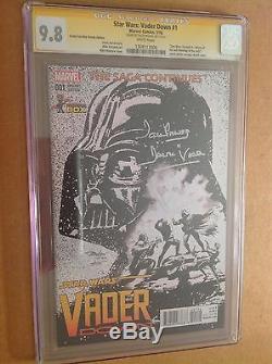 CGC SS 9.8 Star Wars Vader Down #1 Sketch Variant signed by David Prowse Darth