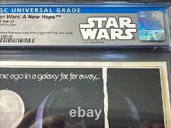 CGC STAR WARS A NEW HOPE 35g PURE SILVER FOIL CGC 10.0 Pristine