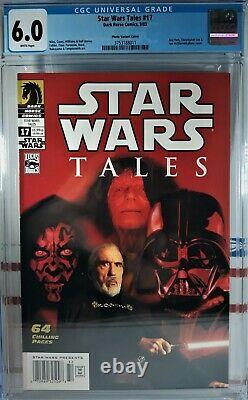 CGC STAR WARS TALES #17 NEWSSTAND VARIANT Photo Cover DARTH VADER Dark Horse