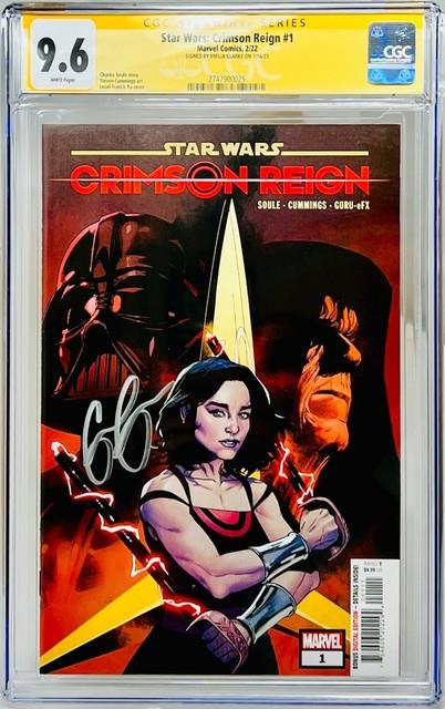 Cgc Signature Series Graded 9.6 Star Wars Crimson Reign #1 Emilia Clarke Auto
