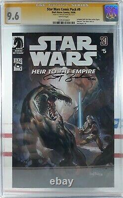 CGC TIMOTHY ZAHN SIGNED STAR WARS HEIR TO THE EMPIRE #5 Hasbro Comic Pack 9