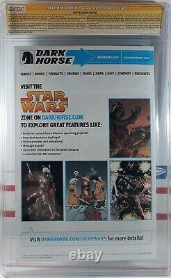 CGC TIMOTHY ZAHN SIGNED STAR WARS HEIR TO THE EMPIRE #5 Hasbro Comic Pack 9