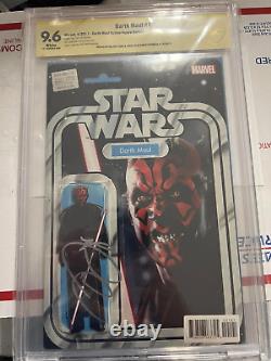 Cbcs 9.6 Star Wars Darth Maul 1 Signed By Ray Park & John Tyler Christopher