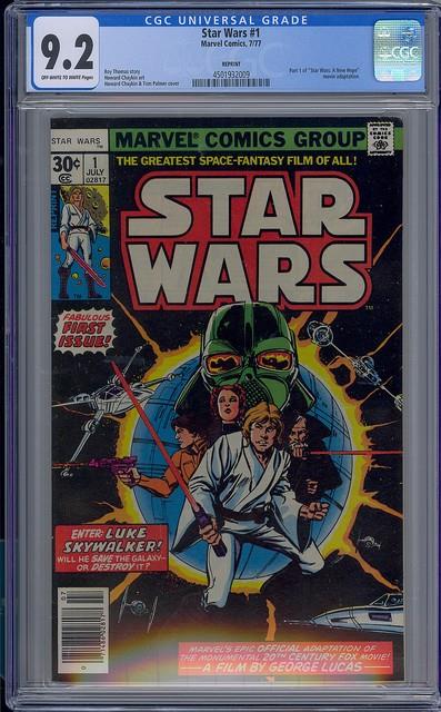 Cgc 9.2 Star Wars #1 Newsstand Reprint Variant 1977