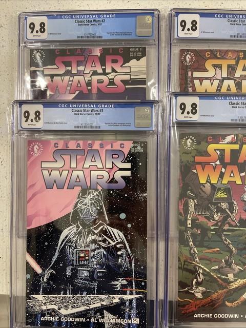 Classic Star Wars #1 #2, #3, #4. 8/92 All Cgc 9.8? Dark Horse Comics