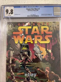 Classic Star Wars #1 #2, #3, #4. 8/92 ALL CGC 9.8? Dark Horse Comics Classic Star Wars #1 #2, #3, #4. 8/92 ALL CGC 9.8? Dark Horse Comics