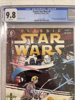 Classic Star Wars #1 #2, #3, #4. 8/92 ALL CGC 9.8? Dark Horse Comics Classic Star Wars #1 #2, #3, #4. 8/92 ALL CGC 9.8? Dark Horse Comics