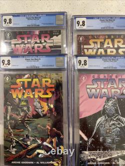 Classic Star Wars #1 #2, #3, #4. 8/92 ALL CGC 9.8? Dark Horse Comics Classic Star Wars #1 #2, #3, #4. 8/92 ALL CGC 9.8? Dark Horse Comics