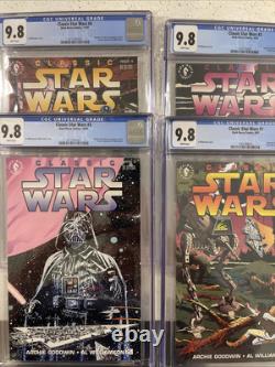 Classic Star Wars #1 #2, #3, #4. 8/92 ALL CGC 9.8? Dark Horse Comics Classic Star Wars #1 #2, #3, #4. 8/92 ALL CGC 9.8? Dark Horse Comics