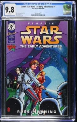 Classic Star Wars The Early Adventures #1 CGC 9.8 White Pages Dark Horse, 1994