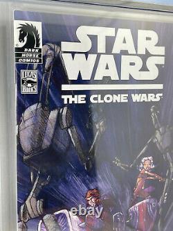 Clone Wars 1 CGC 9.8 Star Wars Dark Horse 2008 1st Ahsoka Tano Variant Cover WP