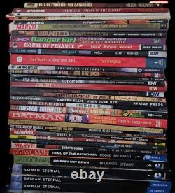 DC Marvel Star Wars IDW Dark Horse 43 Book Lot TPB & HC Batman Iron Fist