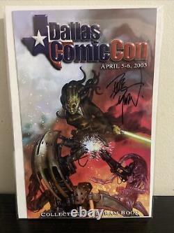 Dallas Comicon Program Book (2003) Signed Star Wars Cover Art RARE HTF