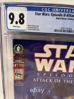 Dark Horse Star Wars Episode 2 Attack of the Clones # 1 CGC 9.8