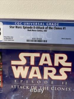 Dark Horse Star Wars Episode 2 Attack of the Clones # 1 CGC 9.8