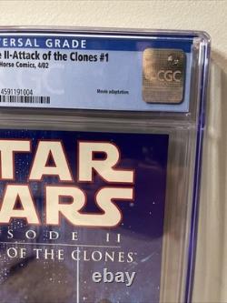 Dark Horse Star Wars Episode 2 Attack of the Clones # 1 CGC 9.8