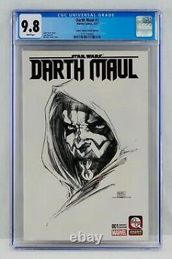 Darth Maul #1 CGC 9.8 Aspen Comics Sketch Edition Turner Variant Star Wars NM/MT