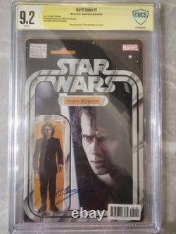 Darth Vader #1 Anakin Skywalker SIGNED HAYDEN CHRISTENSEN CBCS Not CGC
