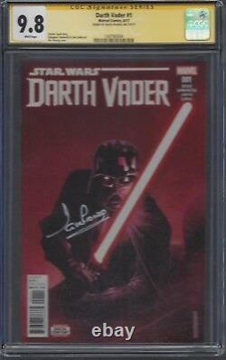 Darth Vader #1 CGC 9.8 SS Signed by David Prowse (The actor who plays Vader)