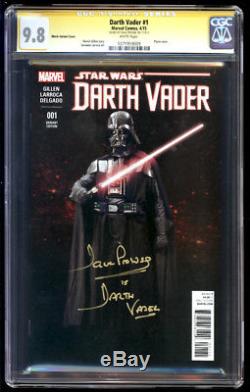 Darth Vader #1 Movie Photo SS CGC 9.8 Dave Prowse Signature Series Star Wars