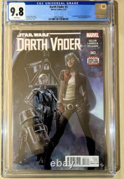 Darth Vader #3 1st print CGC 9.8 from 2015! Marvel 1st app Doctor Aphra NM K722