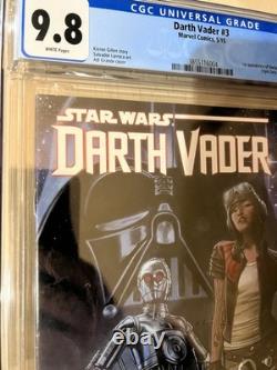 Darth Vader #3 1st print CGC 9.8 from 2015! Marvel 1st app Doctor Aphra NM K722