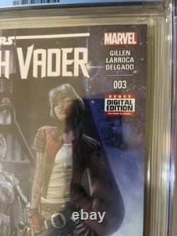 Darth Vader #3 1st print CGC 9.8 from 2015! Marvel 1st app Doctor Aphra NM K722