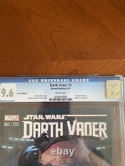 Darth Vader #3 CGC 9.6 125 Larroca Variant 1st Doctor Aphra Star Wars Marvel