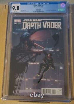 Darth Vader #3 (CGC 9.8) 125 Larroca Variant Dr. Aphra star wars variant