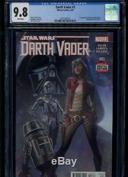 Darth Vader #3 CGC 9.8 1st APPEARANCE Doctor Aphra & 0-0-0 STAR WARS Marvel Dr