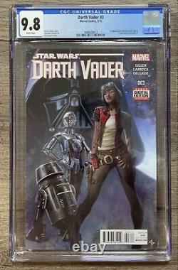 Darth Vader #3 CGC 9.8, 1st Doctor Aphra Appearance, Marvel, 2015 Star Wars