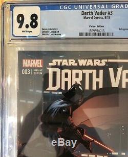 Darth Vader #3 CGC 9.8 Variant 1st Aphra++Disney