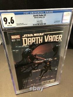 Darth Vader #3 Cgc 9.6 1st App Doctor Aphra! Larroca 125 Variant Marvel 2015