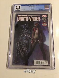 Darth Vader #3 Cgc 9.8 2015 White Pages 1st Appearance Of Doctor Aphra