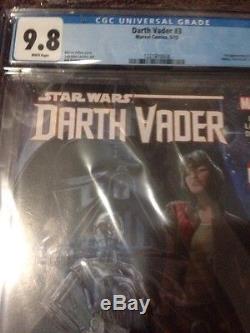 Darth Vader #3 Variant CGC 9.8 & 9.8 Granov Larroca Lot 1st Appearance Aphra