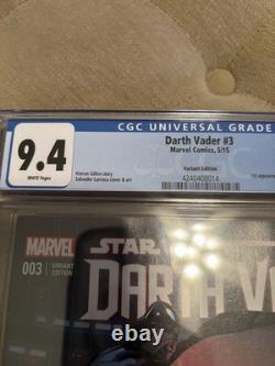 Darth Vader #4 Incentive Salvador Larroca Variant Marvel Comics CGC 9.4