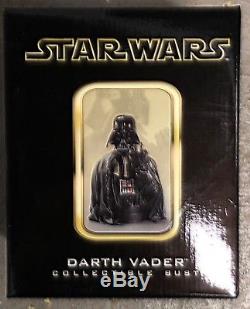 Darth Vader Gentle Giant bust 2002 Dark Horse Comics 3,500 pcs COA STAR WARS 6in