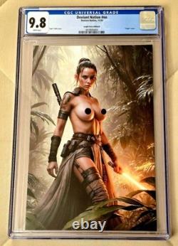 Deviant Nation REY MATCHING SET Jungle Force Leia STAR WARS CGC 9.8 RARE