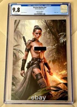 Deviant Nation REY MATCHING SET Jungle Force Leia STAR WARS CGC 9.8 RARE