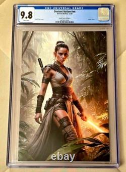 Deviant Nation REY MATCHING SET Jungle Force Leia STAR WARS CGC 9.8 RARE